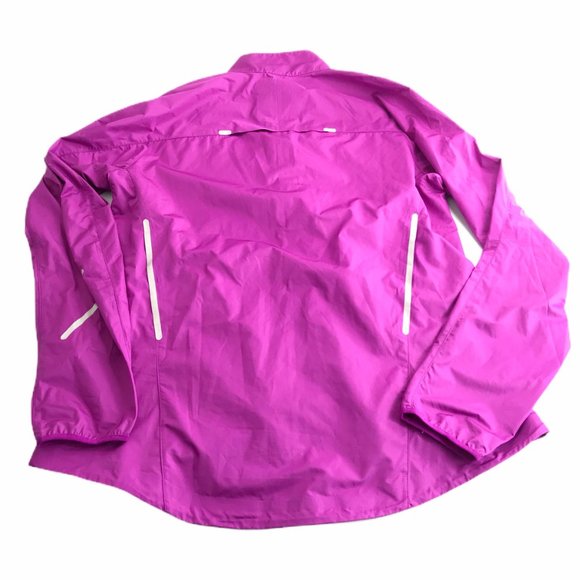 Nike Zip Rain Jacket Lightweight Fuchsia Pink L - Picture 2 of 9
